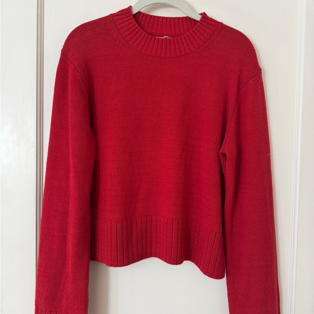 Reformation Red Cotton Women's Sweater